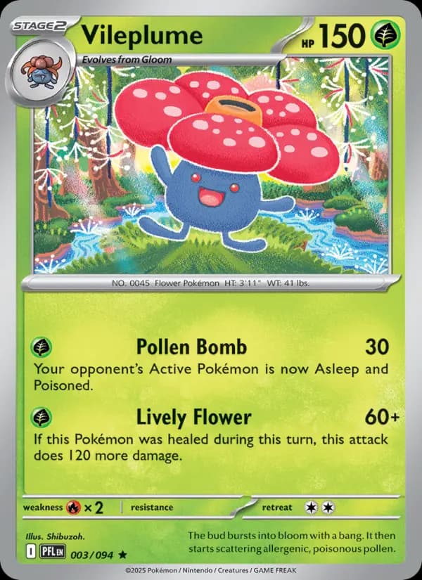 Vileplume #003 — Phantasmal Flames