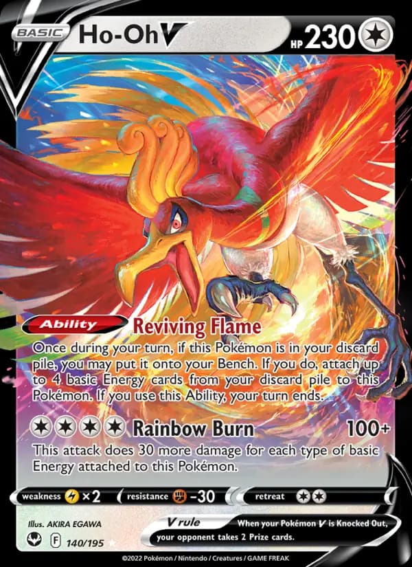 Ho-Oh V #140 — Silver Tempest