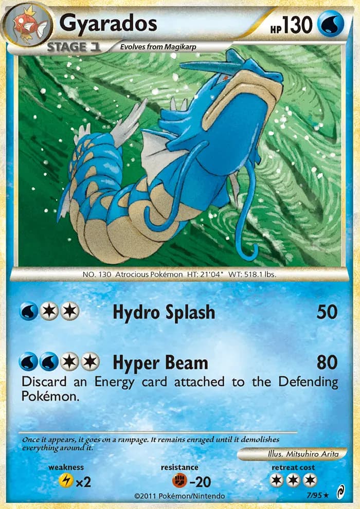 Carte Pokémon Léviator #7 — L'Appel des Légendes