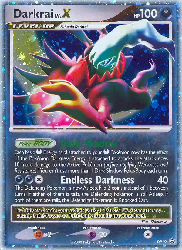 Carte Pokémon Darkrai #DP19 — Promos Diamant et Perle