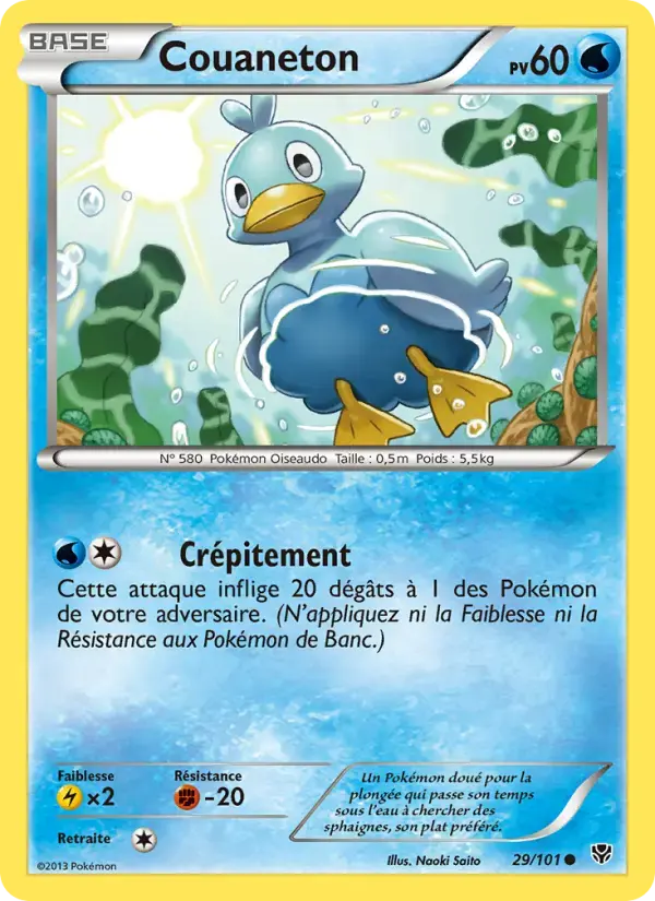 Carte Pokémon Couaneton #29 — Explosion Plasma