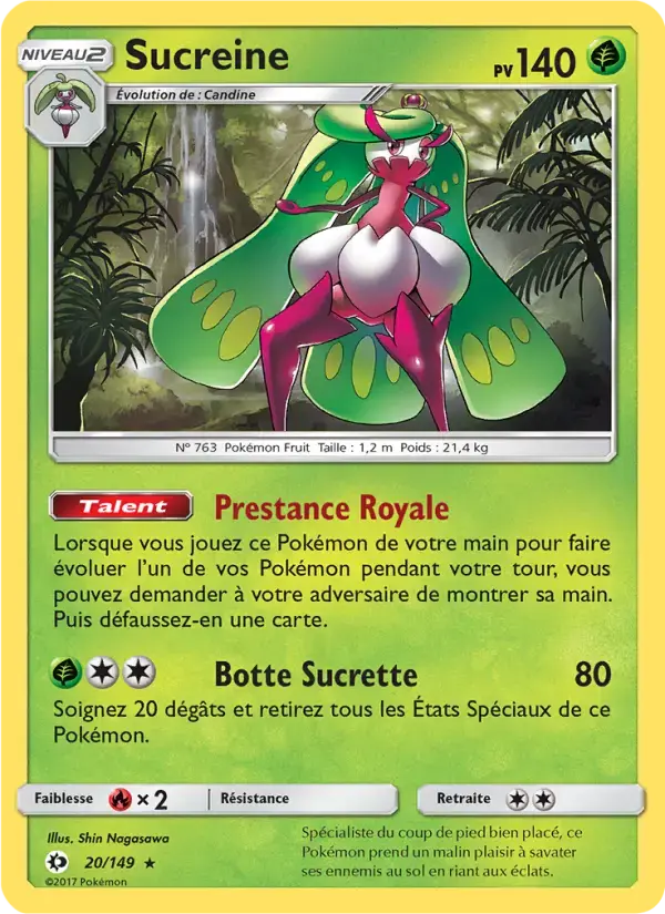 Carte Pokémon Sucreine #20 — Soleil et Lune