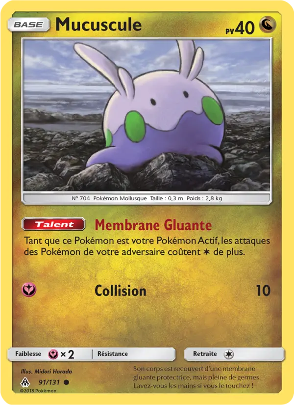 Carte Pokémon Mucuscule #91 — Lumière Interdite