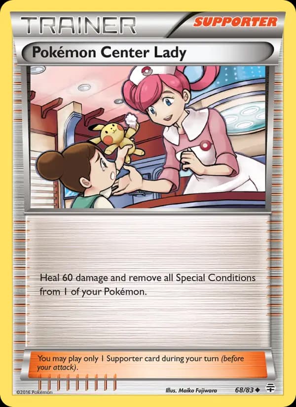 Pokémon Center Lady #68 — Generations
