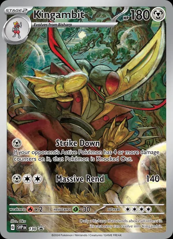 Kingambit #130 — Scarlet & Violet Promos