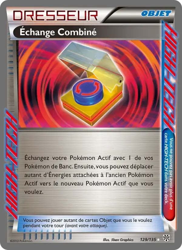 Carte Pokémon Échange Combiné #129 — Tempête Plasma