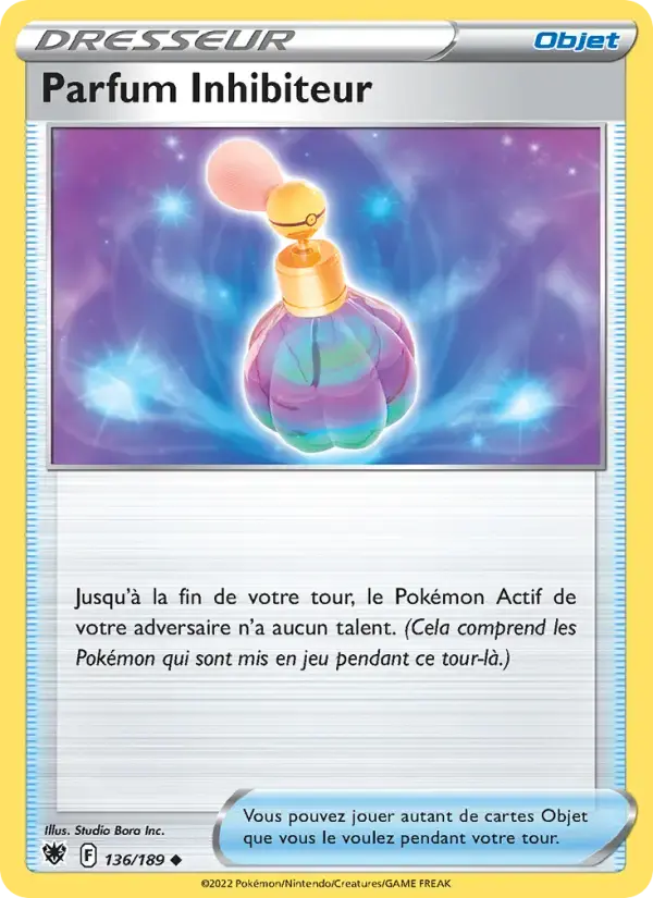 Carte Pokémon Parfum Inhibiteur #136 — Astres Radieux