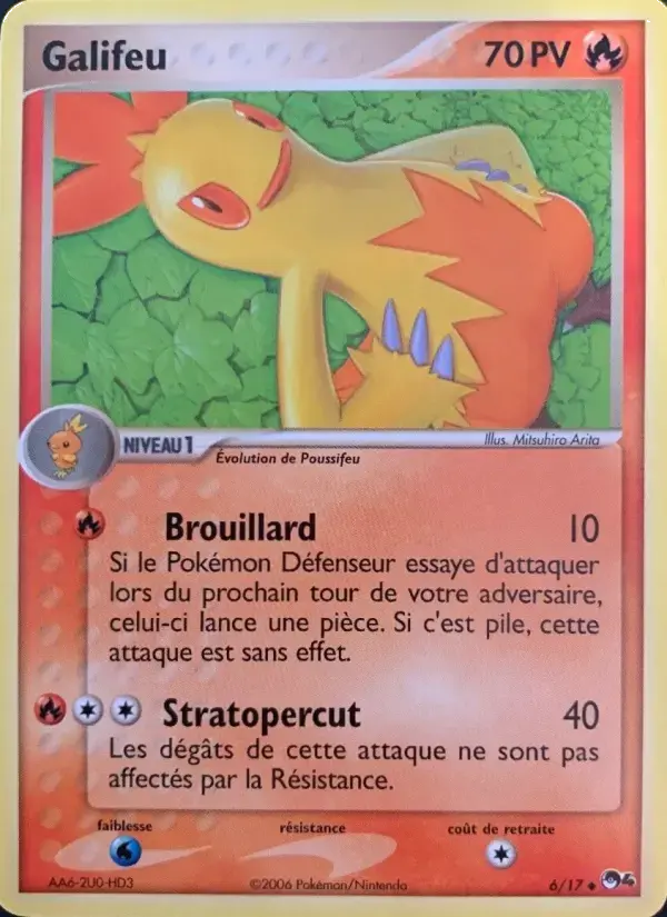 Carte Pokémon Galifeu #6 — POP 4