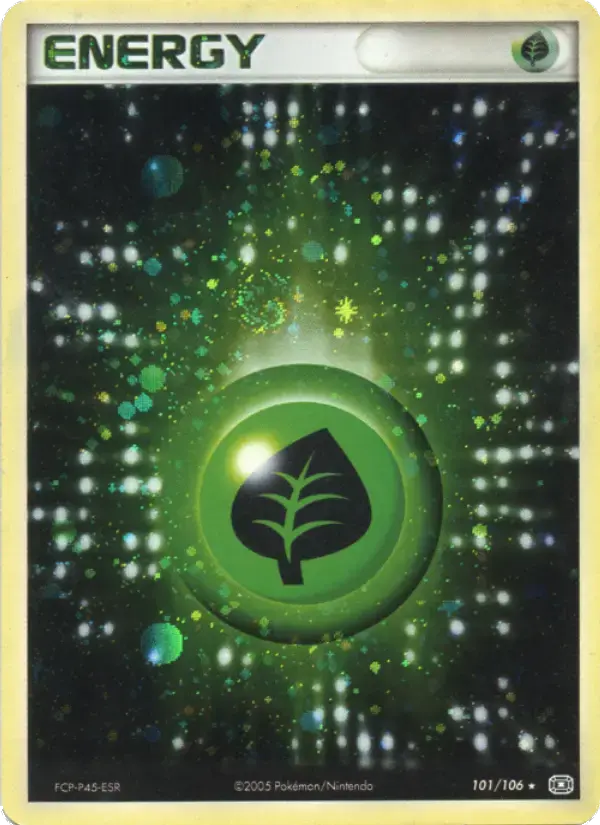 Carte Pokémon Énergie Plante #101 — Émeraude
