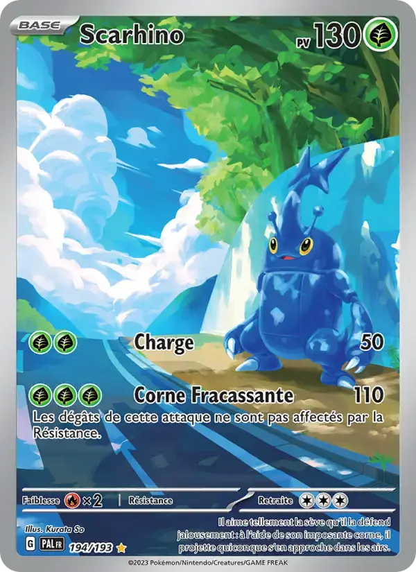 Carte Pokémon Scarhino #194 — Évolutions à Paldea