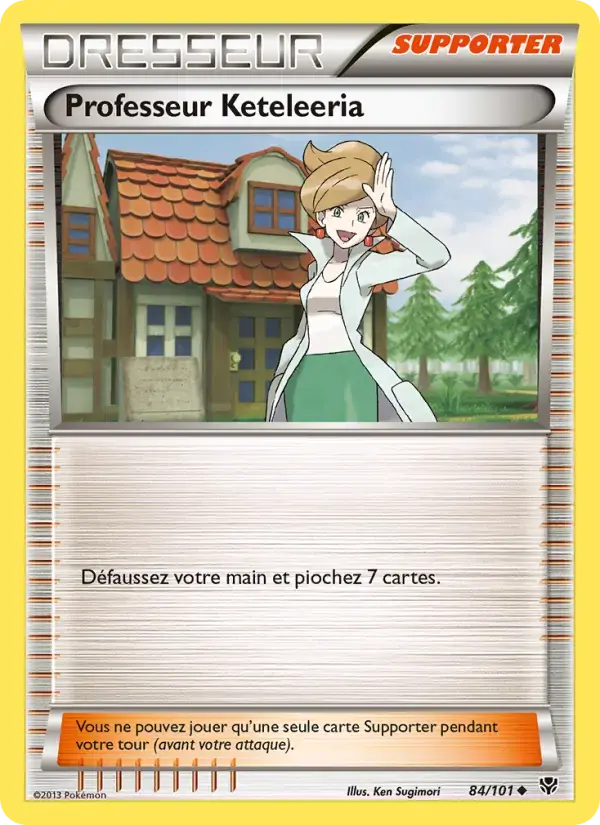 Carte Pokémon Professeur Keteleeria #84 — Explosion Plasma