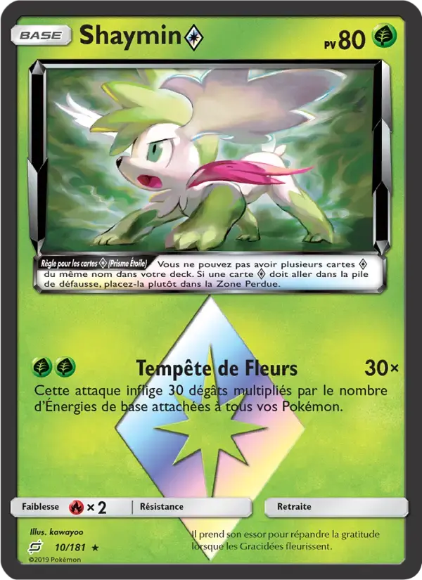 Carte Pokémon Shaymin ◇ #10 — Duo de Choc