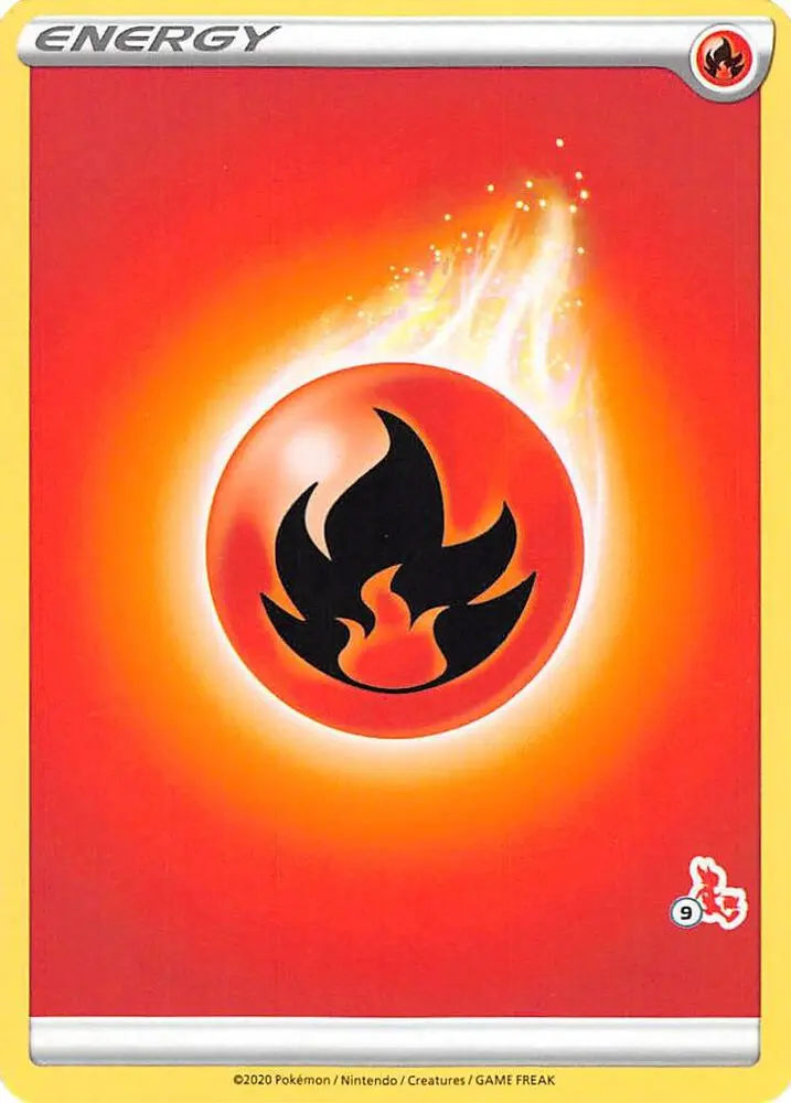 Carte Pokémon Fire Energy #Cinderace 09 — Académie de Combat 2022