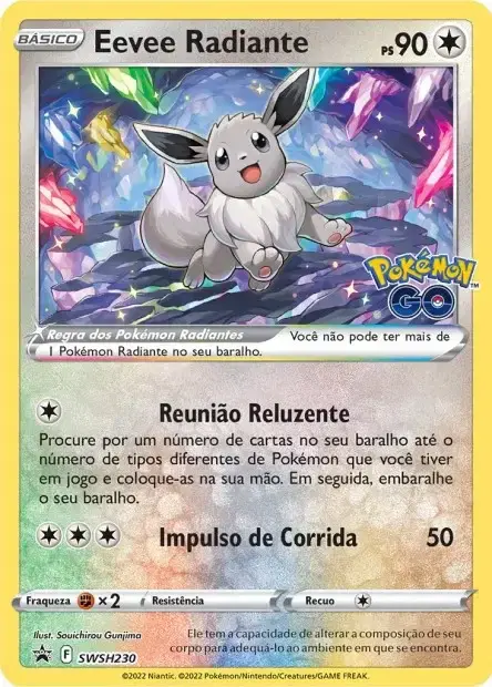 Carte Pokémon Évoli Radieux #SWSH230 — Jumbo