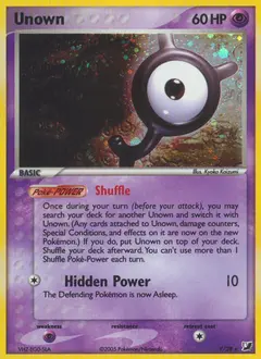Carte Pokémon Zarbi #Y — Forces Cachées