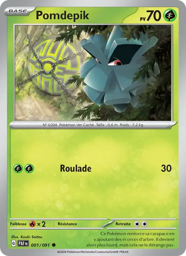 Carte Pokémon Pomdepik #001 — Destinées de Paldea