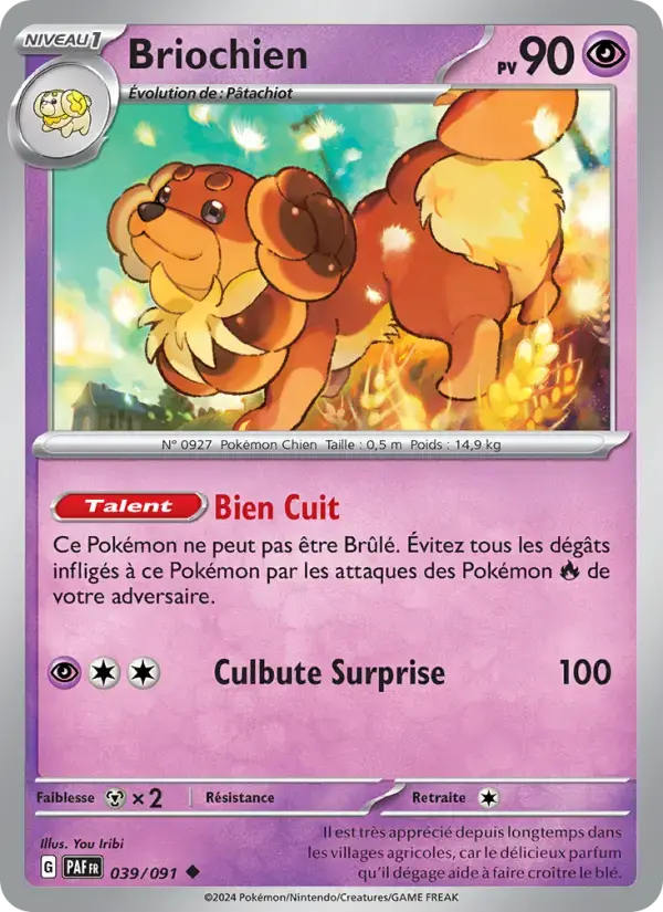 Carte Pokémon Briochien #039 — Destinées de Paldea