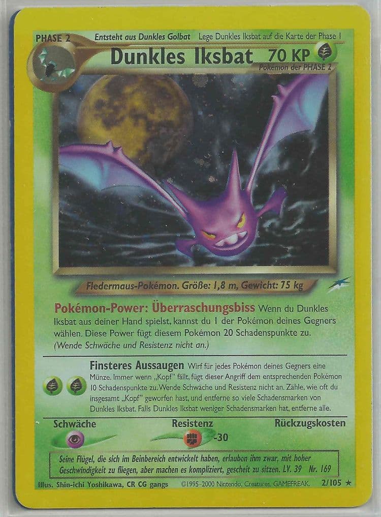 Carte Pokémon Nostenfer obscur #2 — Neo Destiny