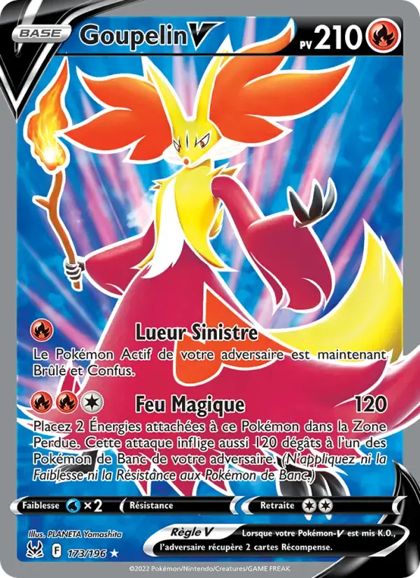 Carte Pokémon Goupelin V #173 — Origine Perdue