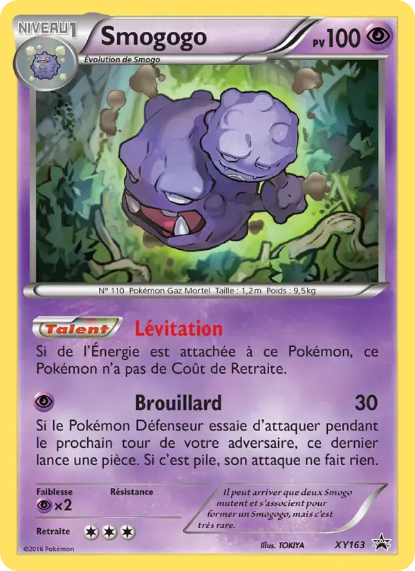 Carte Pokémon Smogogo #XY163 — Promos X&Y