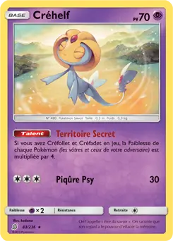 Carte Pokémon Créhelf #83 — Harmonie des Esprits