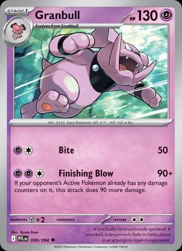 Granbull #038 — Phantasmal Flames