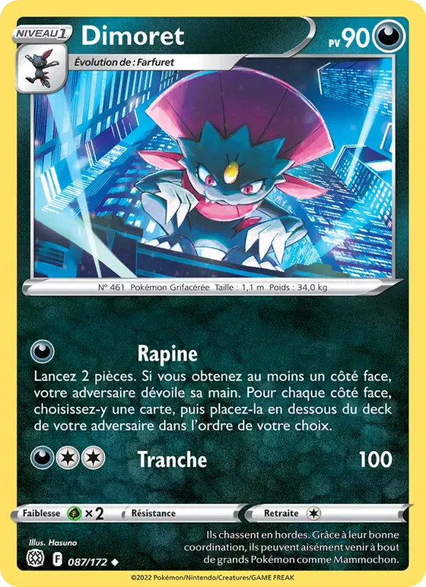 Carte Pokémon Dimoret #087 — Stars Étincelantes