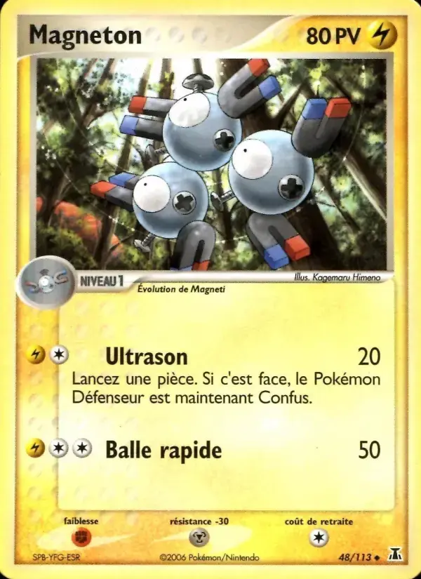 Carte Pokémon Magneton #48 — Espèces Delta