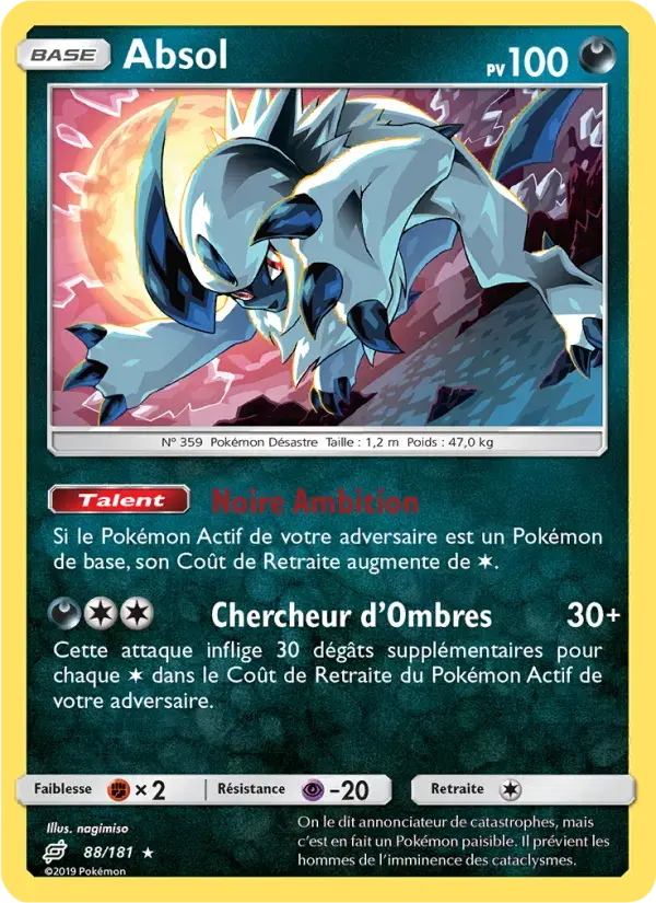 Carte Pokémon Absol #88 — Duo de Choc
