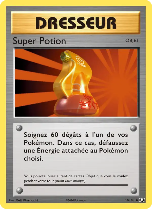 Carte Pokémon Super Potion #87 — Évolutions XY