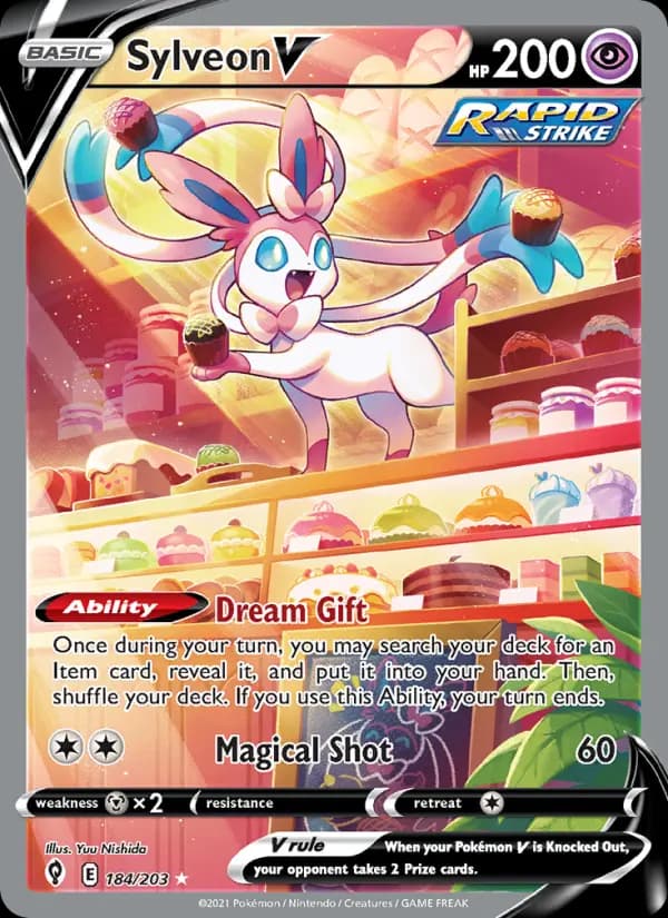 Sylveon V #184 — Evolving Skies