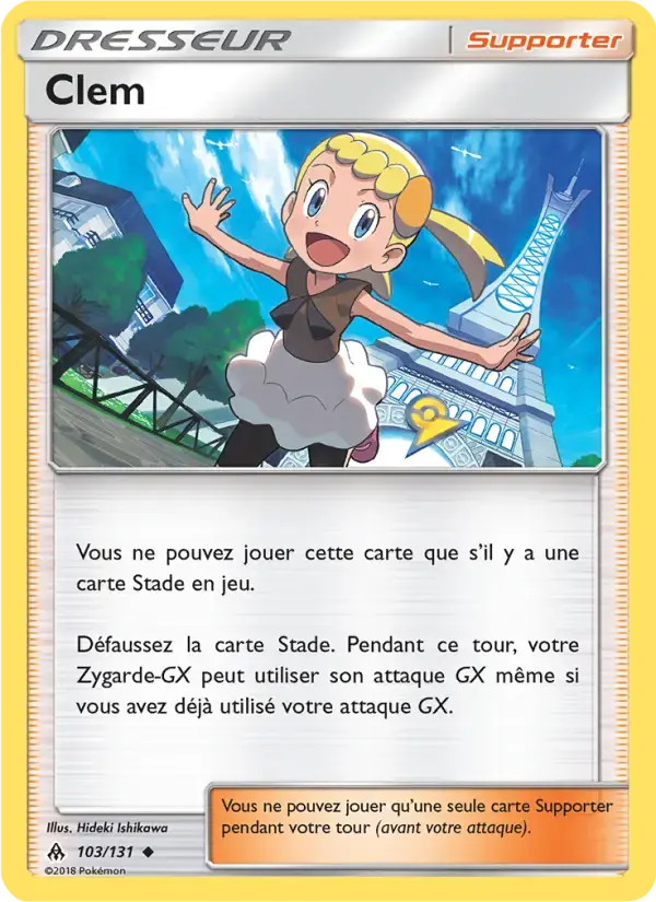 Carte Pokémon Clem #103 — Lumière Interdite