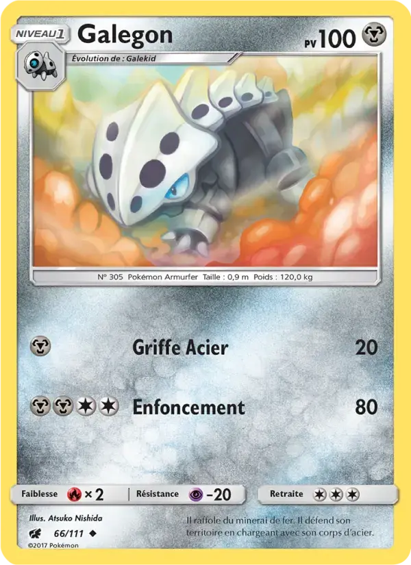 Carte Pokémon Galegon #66 — Invasion Carmin