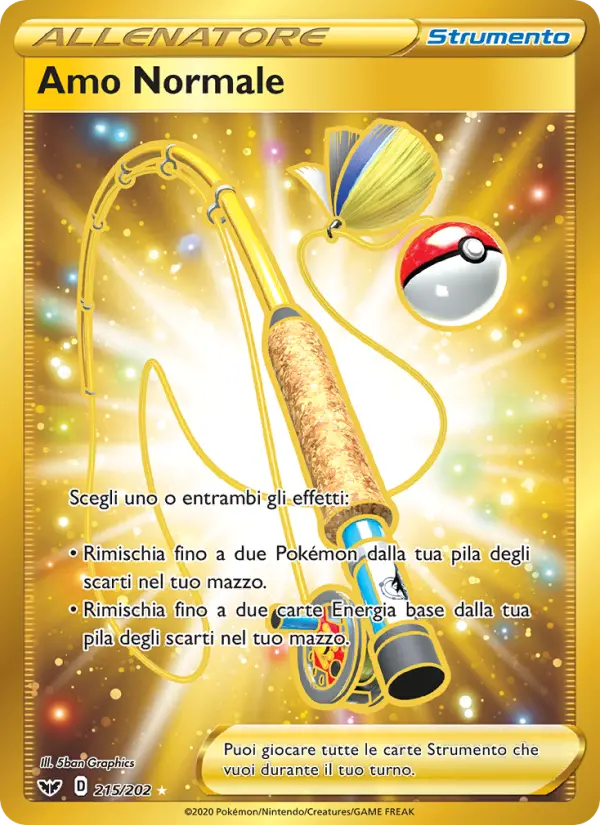 Carte Pokémon Canne Ordinaire #215 — Épée et Bouclier