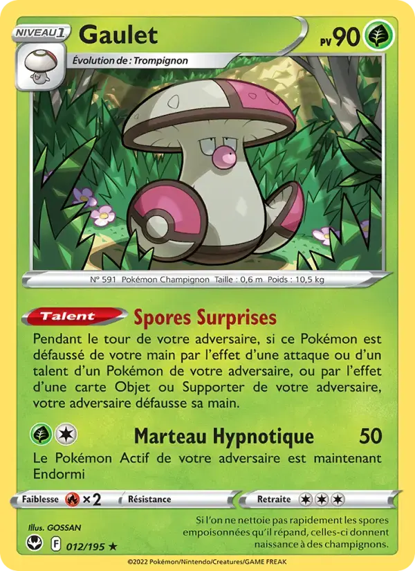 Carte Pokémon Gaulet #012 — Tempête Argentée