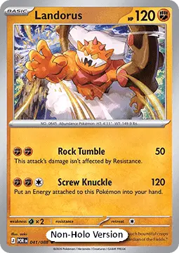 Landorus #041 Non Holo — Perfect Order