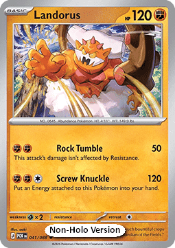Landorus #041 Non Holo — Perfect Order