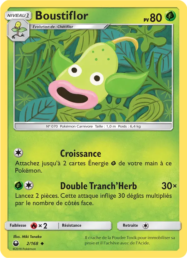 Carte Pokémon Boustiflor #2 — Tempête Céleste