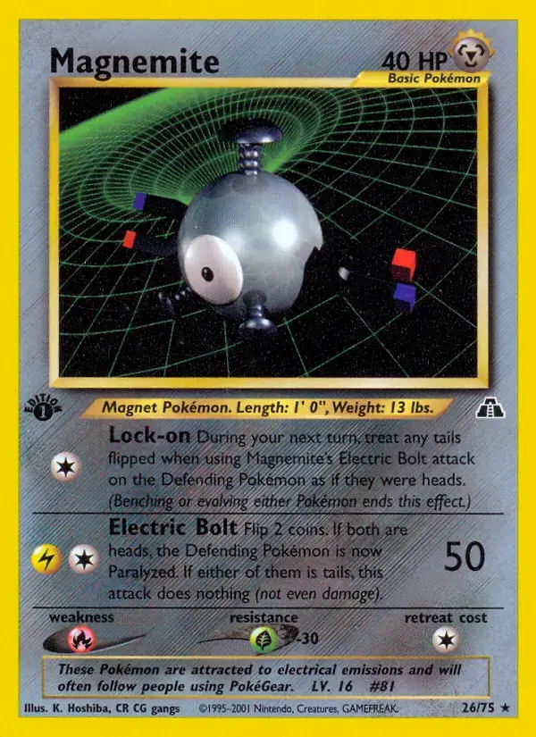 Magnemite #26 — Neo Discovery