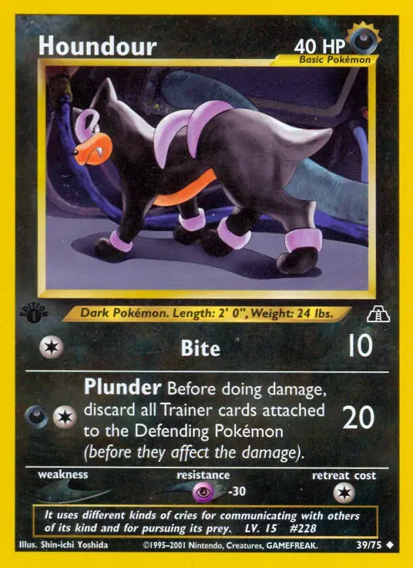 Houndour #39 — Neo Discovery
