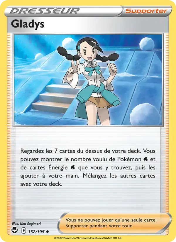 Carte Pokémon Gladys #152 — Tempête Argentée