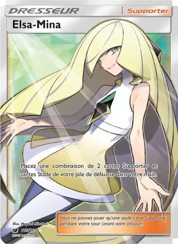 Carte Pokémon Elsa-Mina #110 — Invasion Carmin