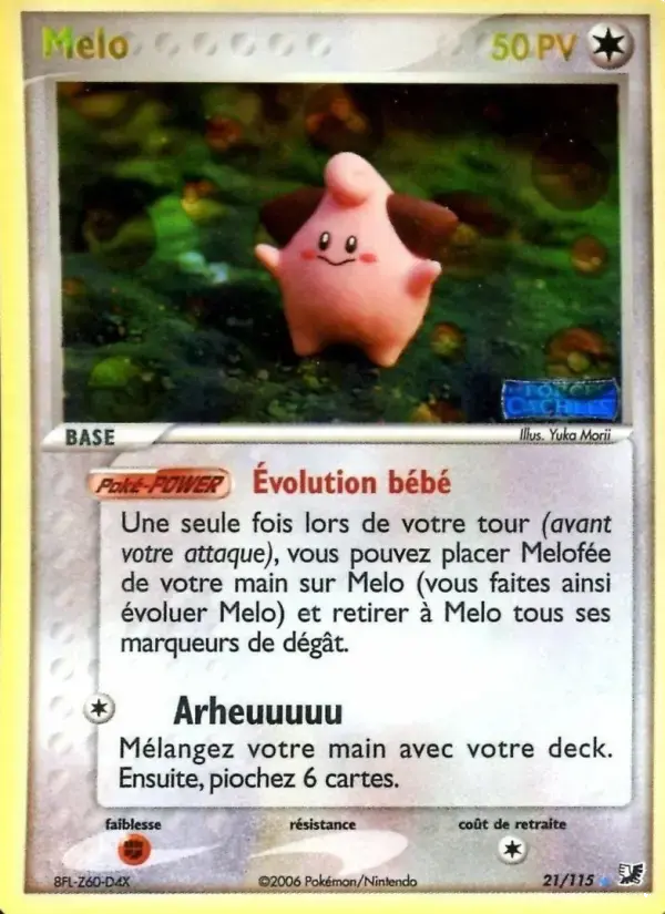 Carte Pokémon Melo #21 — Forces Cachées