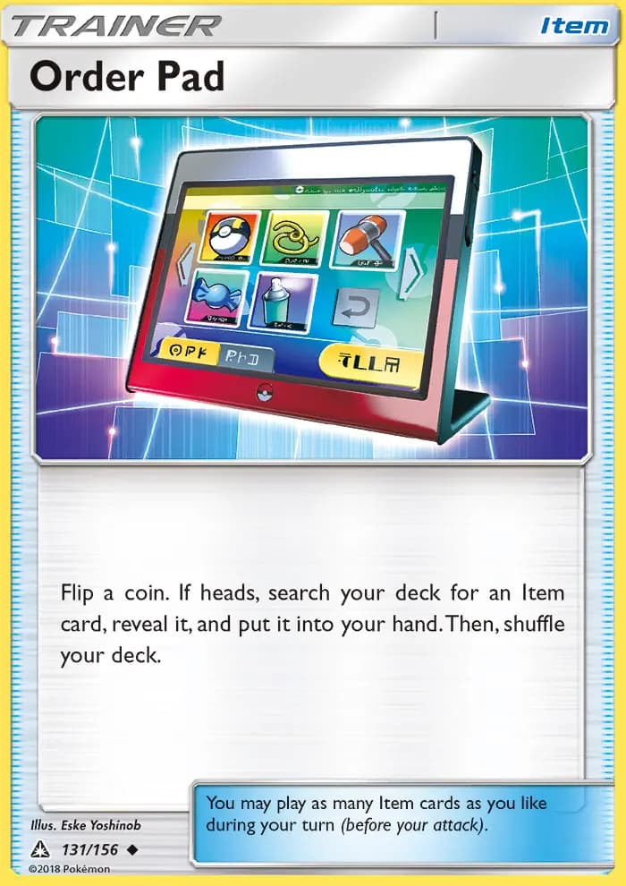 Order Pad #131 — Ultra Prism