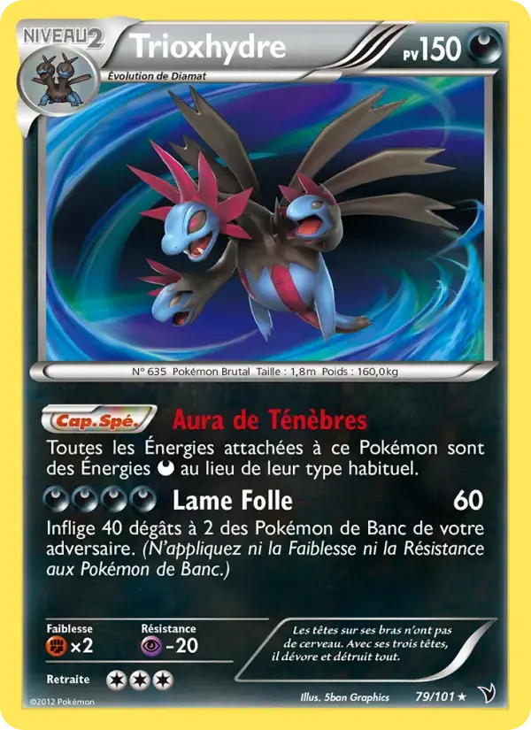 Carte Pokémon Trioxhydre #79 — Nobles Victoires