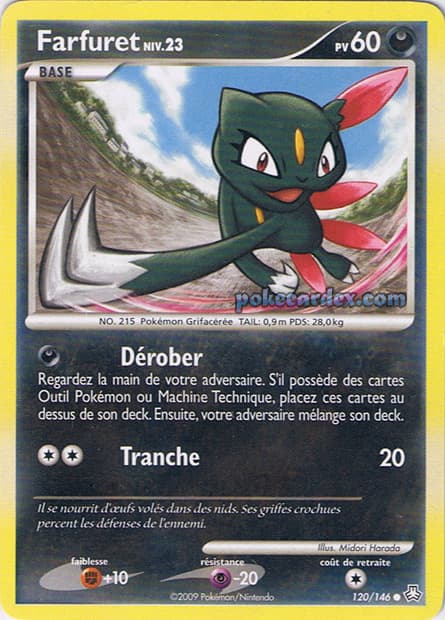 Carte Pokémon Farfuret #120 — Éveil des Légendes
