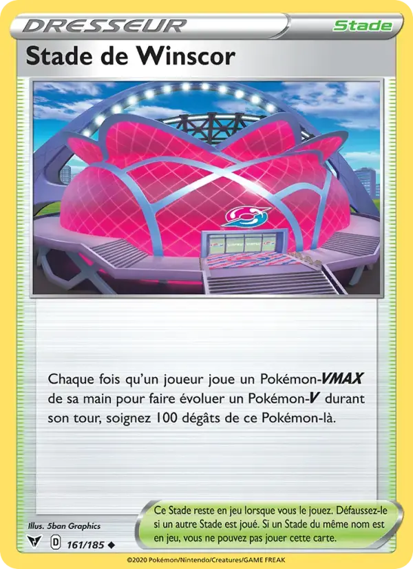 Carte Pokémon Stade de Winscor #161 — Voltage Éclatant