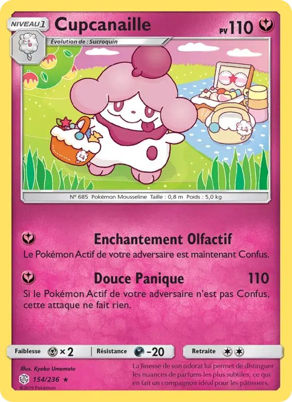 Carte Pokémon Cupcanaille #154 — Éclipse Cosmique