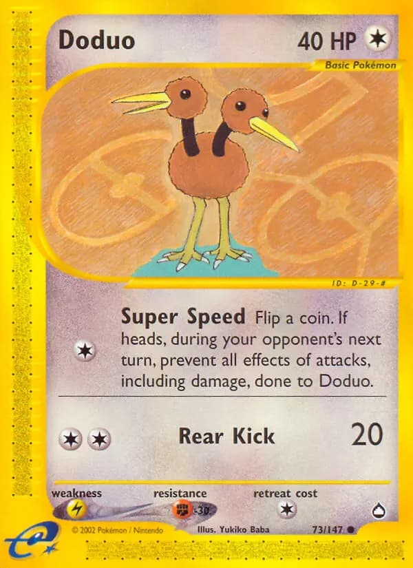 Doduo #73 — Aquapolis