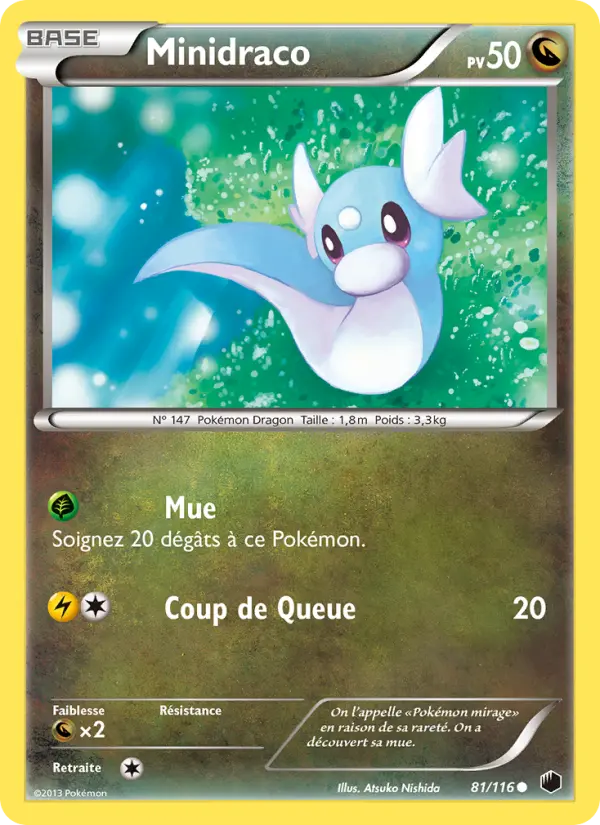 Carte Pokémon Minidraco #81 — Glaciation Plasma
